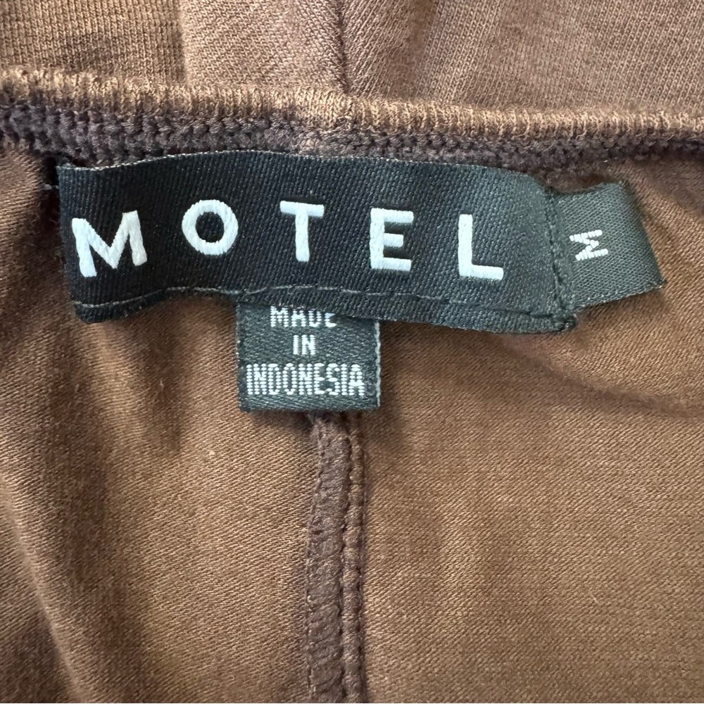 Motel Rocks Low Rise Tie Ruched Bootcut Pants - Picture 10 of 13